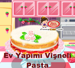 Ev Yapımı Vişneli Pasta