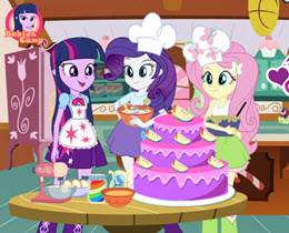 Equestria Kızlarının Eğlenceli Pastası