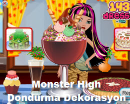 Monster High Dondurma Dekorasyon